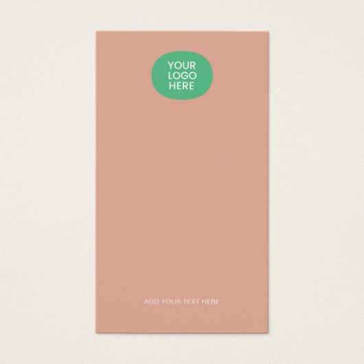 Carte d'affichage d'ajout de logo et d'oreilles (Devant)