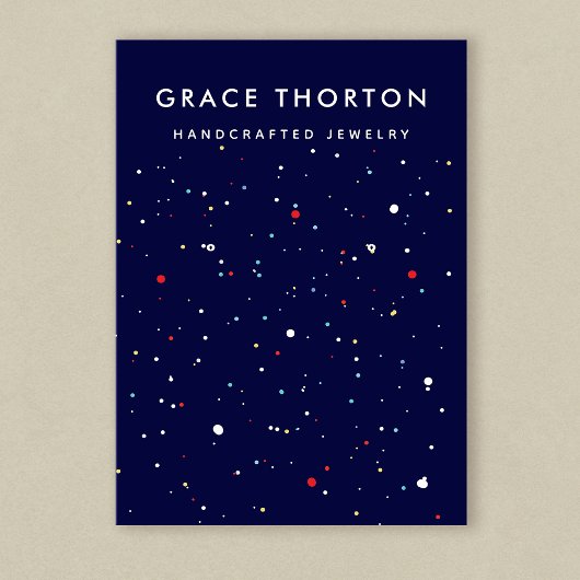 Carte d'affichage de bijoux à oreille de fête fest