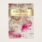 Carte d'affichage de bijoux en parties scintillant (Devant)