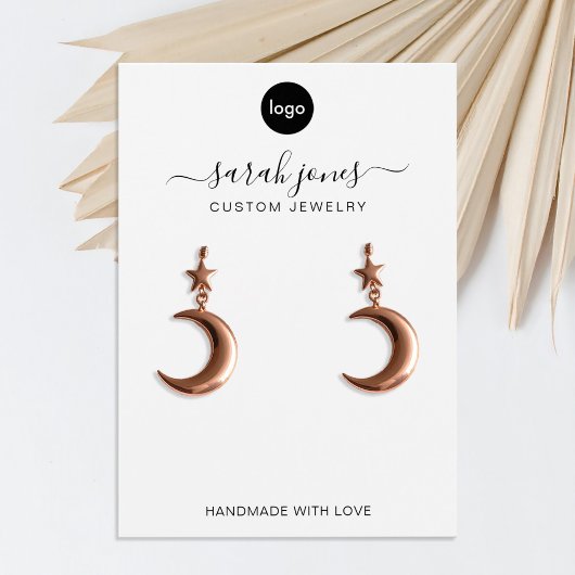 Carte d'affichage de bijoux minimaliste moderne