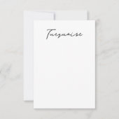 Carte d'affichage de bijoux QR Code (Devant)