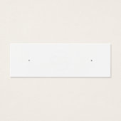 Carte d'affichage de boucle d'oreille rose Faux (Devant)