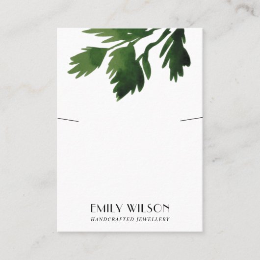 CARTE D'AFFICHAGE DE BRACELET DE COIN HERB (Devant)