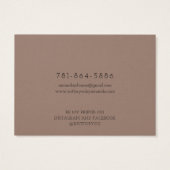 Carte d'affichage de bracelet Earl Branche moderne (Dos)