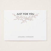 Carte d'affichage de bracelet Earl Branche moderne (Devant)