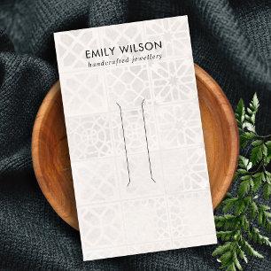 CARTE D'AFFICHAGE DE CLIP DE CHEVEUX EN TILE MAROC