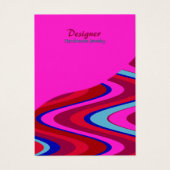 Carte d'affichage de conception rose-chaud Candy (Devant)