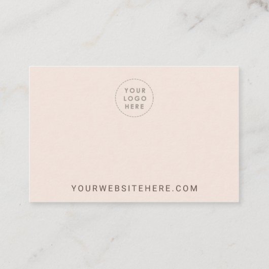 Carte d'affichage de couleur blanche (Dos)