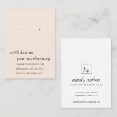 CARTE D'AFFICHAGE DE LA CARTE D'ANNIVERSAIRE DE RE (Devant / Derrière)