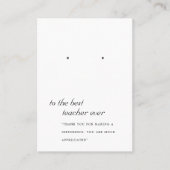 CARTE D'AFFICHAGE DE LA CARTE D'ÉCRAN DE L'ENSEIGN (Devant)