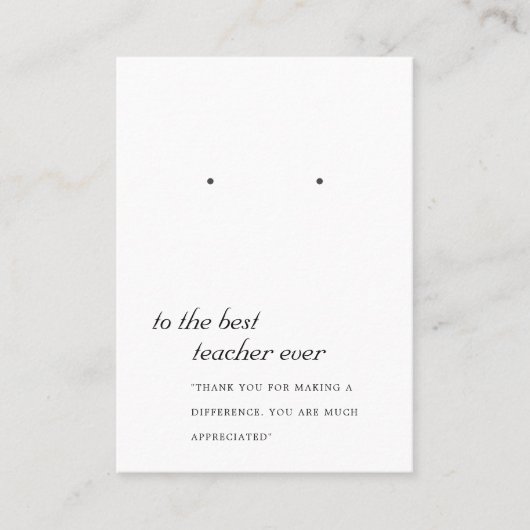 CARTE D'AFFICHAGE DE LA CARTE D'ÉCRAN DE L'ENSEIGN (Devant)