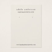 Carte d'affichage de la ceinture de joaillerie Ter (Devant)