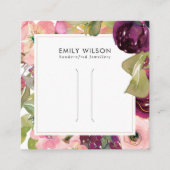 CARTE D'AFFICHAGE DE LA CLIP FLEURIE DE CHEVEUX BR (Devant)