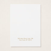 Carte d'affichage de la déesse Reine blanche oreil (Dos)