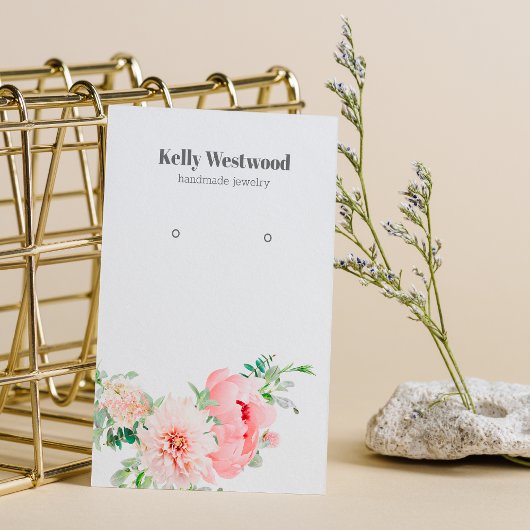 Carte d'affichage de la floraison rose Dahlia