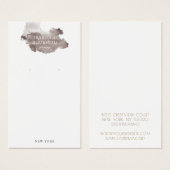 Carte d'affichage de la Parties scintillant de lav (Devant & derrière)