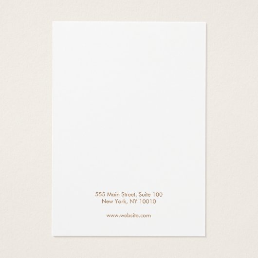 Carte d'affichage de l'aquarelle Abstraite (Dos)