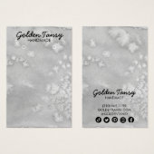 Carte d'affichage de l'aquarelle de l'oreille coll (Devant & derrière)