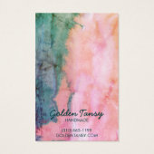 Carte d'affichage de l'aquarelle de l'oreille coll (Dos)