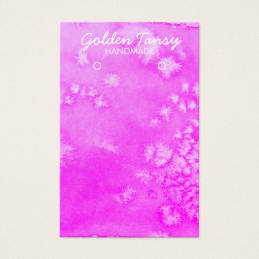 Carte d'affichage de l'aquarelle de l'oreille coll (Devant)