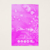 Carte d'affichage de l'aquarelle de l'oreille coll (Dos)