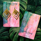 Carte d'affichage de l'aquarelle de l'oreille coll