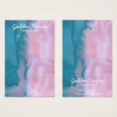 Carte d'affichage de l'aquarelle de l'oreille coll (Devant & derrière)