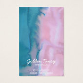 Carte d'affichage de l'aquarelle de l'oreille coll (Dos)