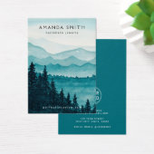 Carte d'affichage de l'aquarelle des montagnes (Bureau)