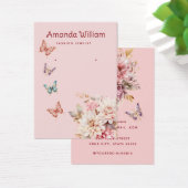 Carte d'affichage de l'aquarelle fleurie Boho mode (Bureau)