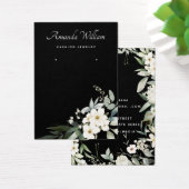 Carte d'affichage de l'aquarelle fleurie Boho mode (Bureau)