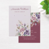 Carte d'affichage de l'aquarelle fleurie Boho mode (Bureau)