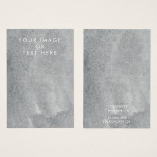 Carte d'affichage de l'aquarelle grise