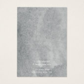 Carte d'affichage de l'aquarelle grise (Dos)