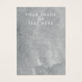 Carte d'affichage de l'aquarelle grise (Devant)