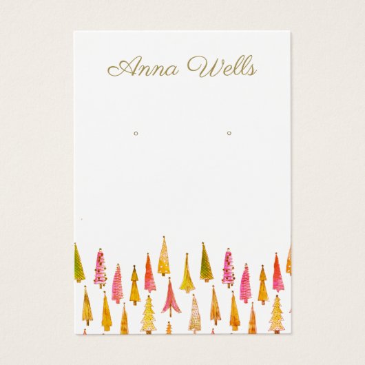 Carte d'affichage de l'Arbre de Noël (Devant)