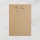 Carte d'affichage de lecture de papier d'artisanat (Devant)