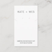 Carte d'affichage de l'ensemble de bijoux de l'ore (Devant)