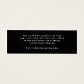 Carte d'affichage de l'oreille à clous d'Halloween (Dos)