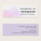 Carte d'affichage de l'oreille à l'étouffée d'aqua (Devant & derrière)