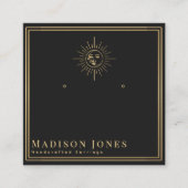 Carte d'affichage de l'oreille à l'étouffée Sun et (Devant)