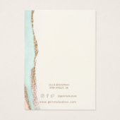 Carte d'affichage de l'oreille Abstraite en pierre (Dos)