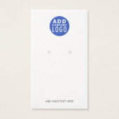 Carte d'affichage de l'oreille Ajouter votre marqu (Devant)