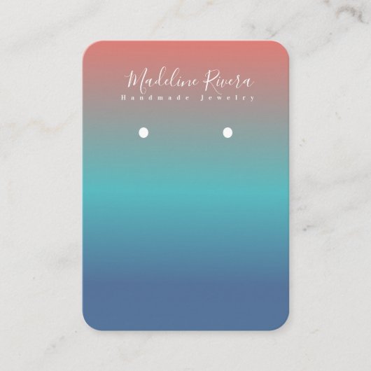 Carte d'affichage de l'oreille artisanale Sun Grad (Devant)