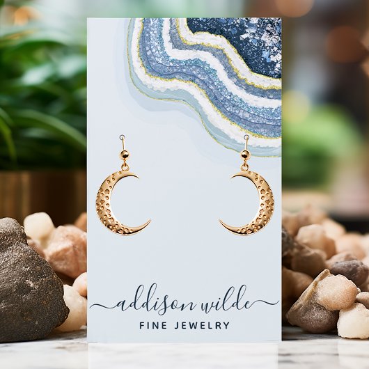 Carte d'affichage de l'oreille chic de la Géode d'