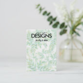 Carte d'affichage de l'oreille de couleur aquarell (Debout devant)