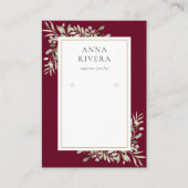 Carte d'affichage de l'oreille de la Bourgogne Gol (Devant)