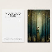 Carte d'affichage de l'oreille de la forêt enchant (Devant & derrière)