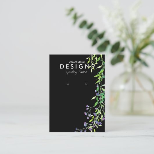 Carte d'affichage de l'oreille de la lavande de ve (Debout devant)