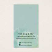 Carte d'affichage de l'oreille de l'aquarelle (Dos)